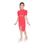 High-Collar Statement Frock