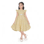 Ruffle Sleeve Girls Dress
