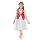 White Schiffli dress