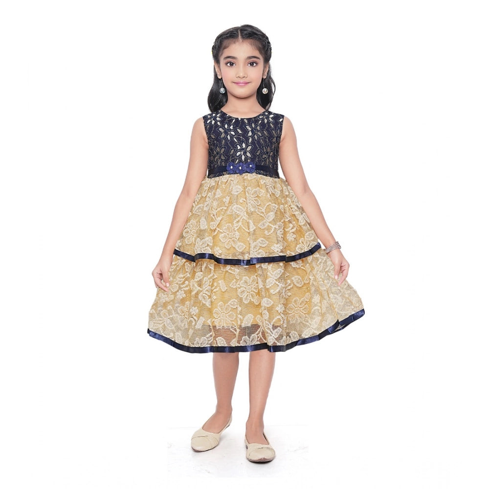 Festive Wear Lace Tiered Frock
