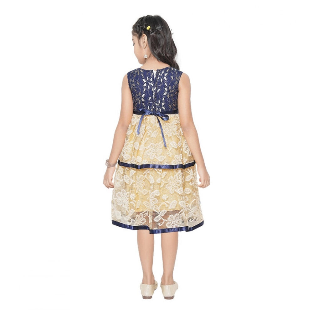 Festive Wear Lace Tiered Frock