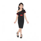 One-Shoulder Ruffle Party Dress