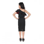 One-Shoulder Ruffle Party Dress