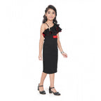 One-Shoulder Ruffle Party Dress
