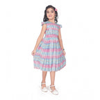 Modern Geometric Flutter Frock