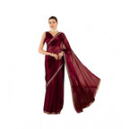 Wine Red Jimmy Choo Saree