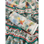 Green Linen Cotton Saree