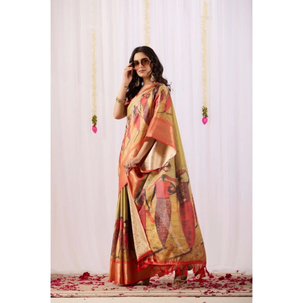 Silk Printed Saree