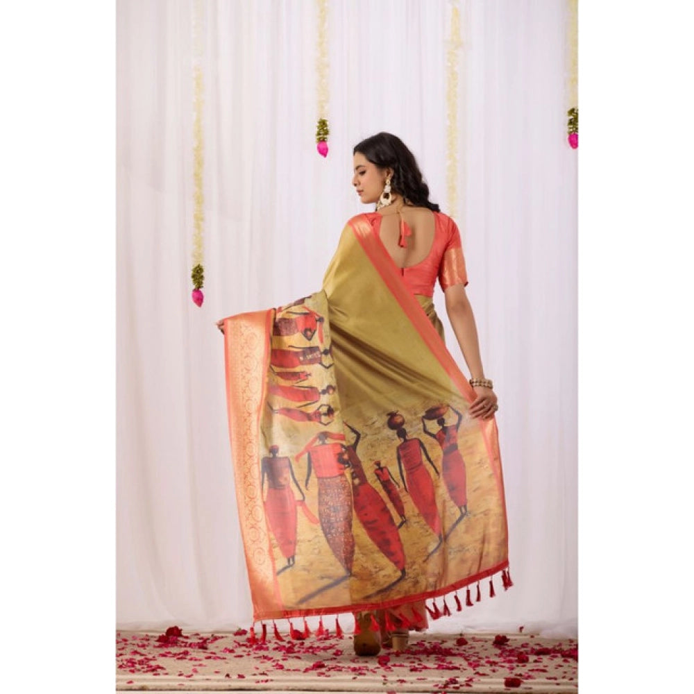 Silk Printed Saree