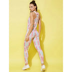 Polyester Lycra Printed Active Wear Set