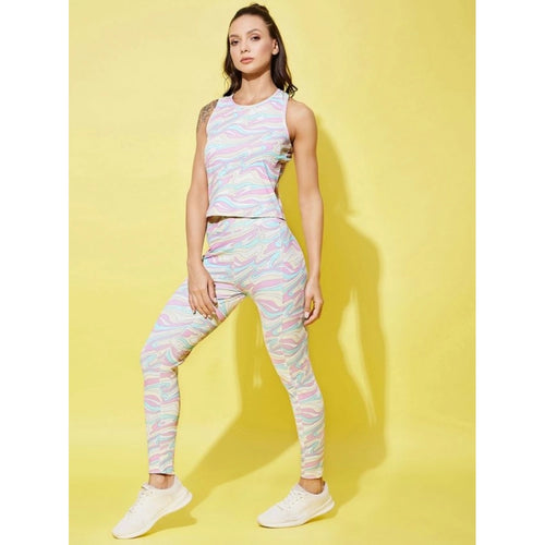 Women Active Wear Set (Multicolor)