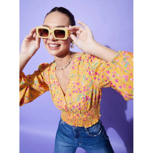 Floral Long Sleeves Top