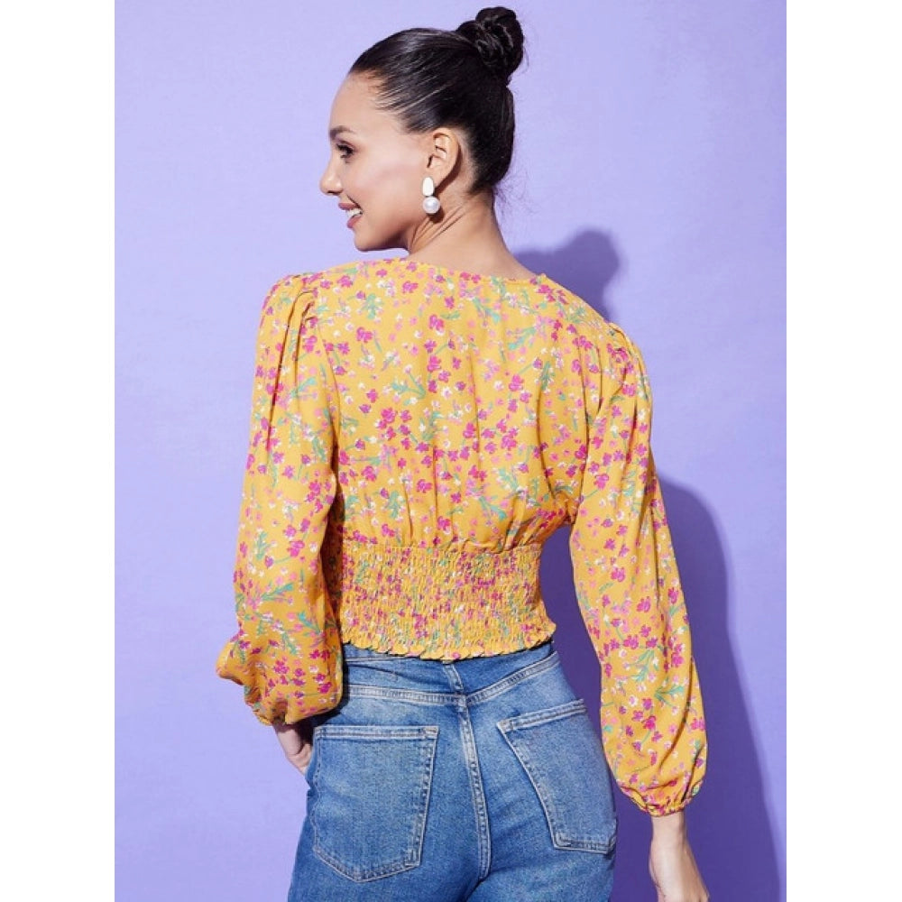 Floral Long Sleeves Top