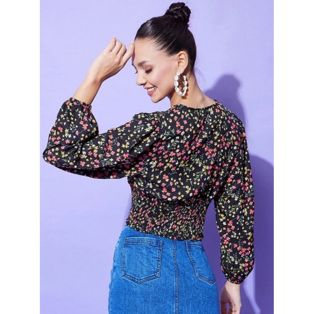 Elegant Fall Floral Top
