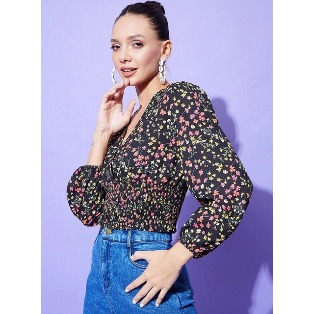 Elegant Fall Floral Top