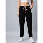 Cotton Twill Solid Elasticated Trousers
