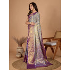 Multicolor Jacquard Saree