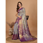 Multicolor Jacquard Saree