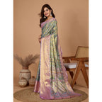 Women Jacquard Saree (Multicolor)