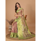 Green Jacquard Saree