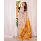Floral Blended Cotton Saree