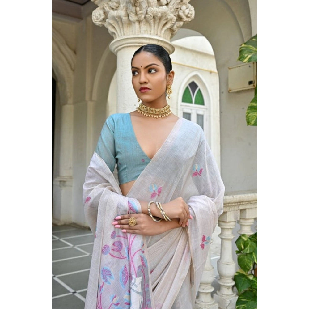 Floral Weaving Pattern Saree