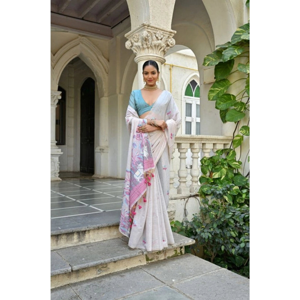 Floral Weaving Pattern Saree