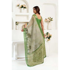 Easy to wear Linen Printed Saree
