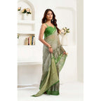 Easy to wear Linen Printed Saree