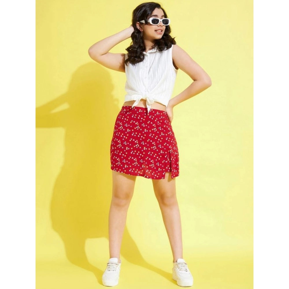 Floral Skort Co-ord Set