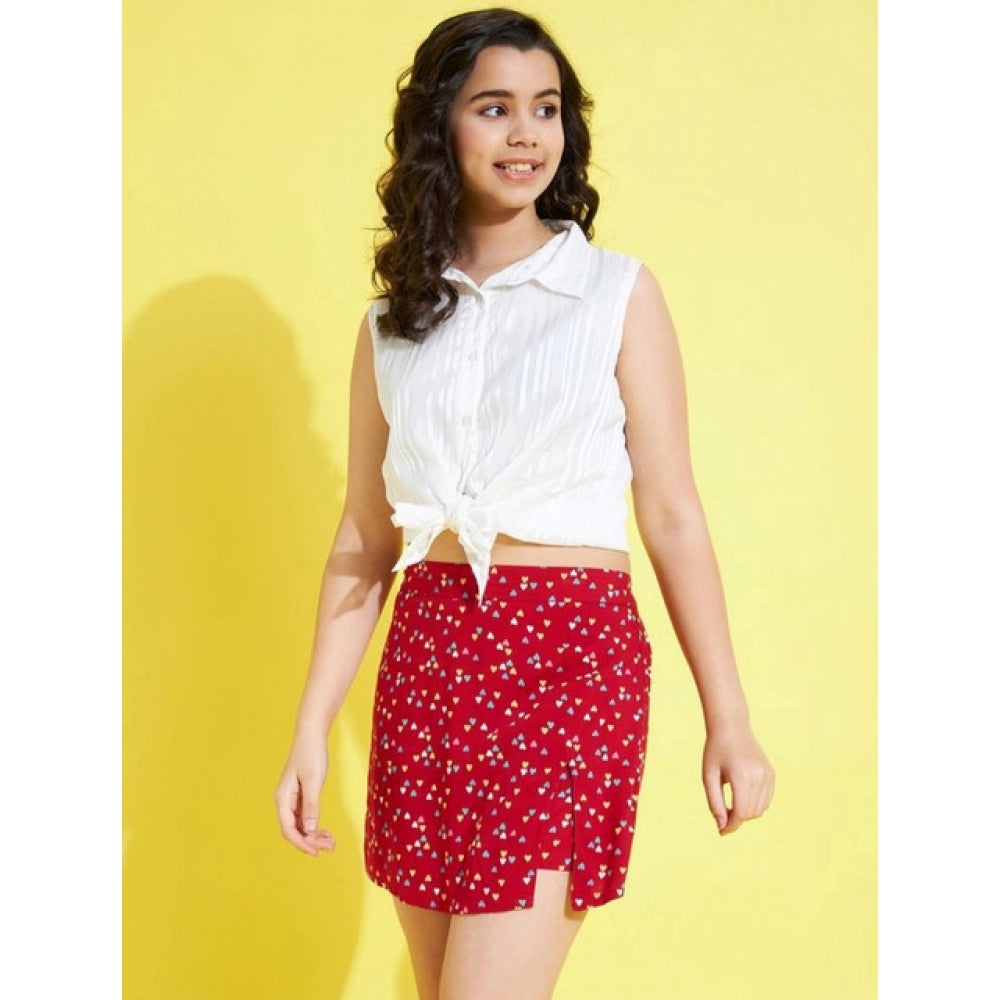 Floral Skort Co-ord Set