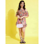 Multicolor Floral Co-ord Set