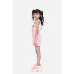 Printed Cotton Sleeveless Dungaree