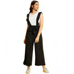 Cotton Printed Dungaree (Black-White)