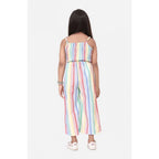 Striped Sleeveless Jumpsuit