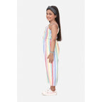 Striped Sleeveless Jumpsuit