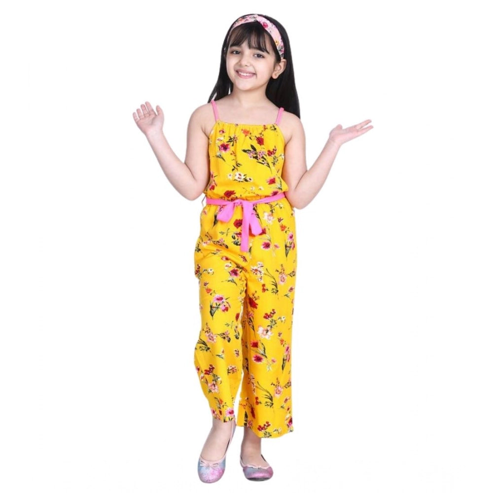 Floral Spaghetti Strap Jumpsuit