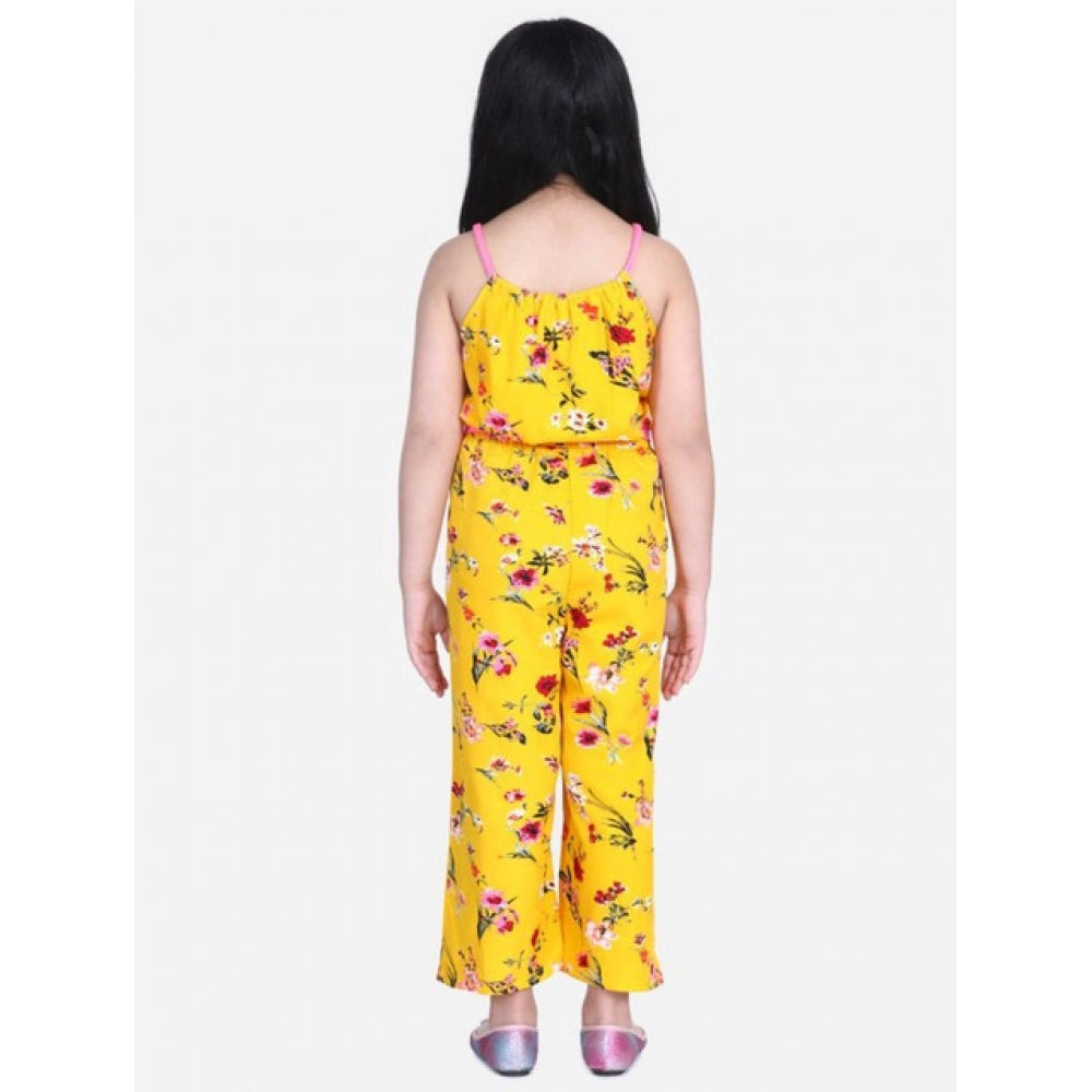 Floral Spaghetti Strap Jumpsuit