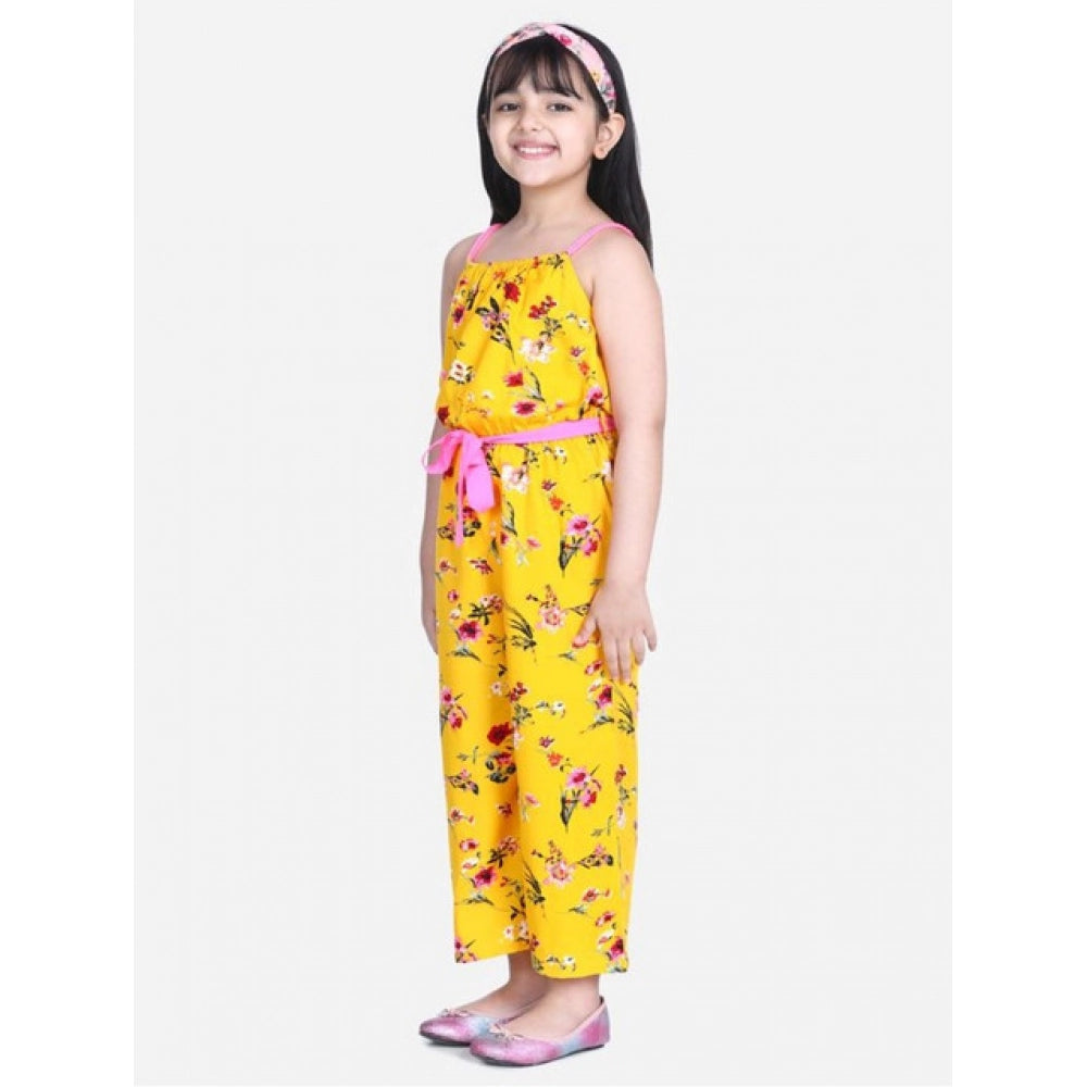 Floral Spaghetti Strap Jumpsuit