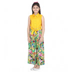 Rayon Flamingo Print Sleeveless Jumpsuit