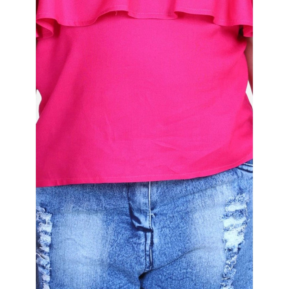 Cold Shoulder Top with Shorts