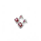 Classic Red Drop Earrings