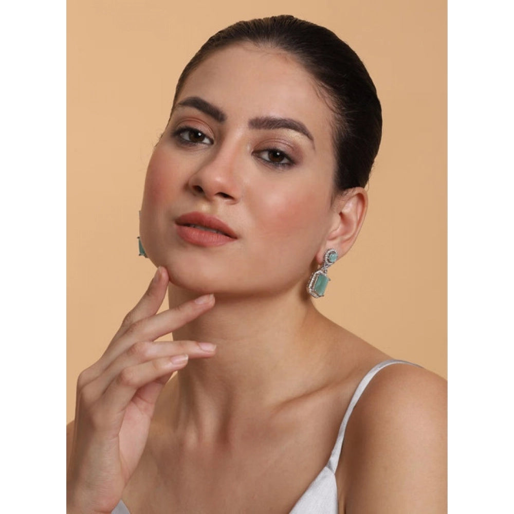 Aqua Drop Earrings