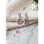 Blush Pink Drop Earrings