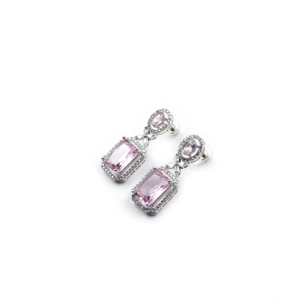 Blush Pink Drop Earrings