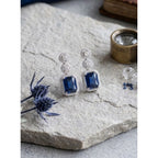 Saphire Blue Drop Earrings