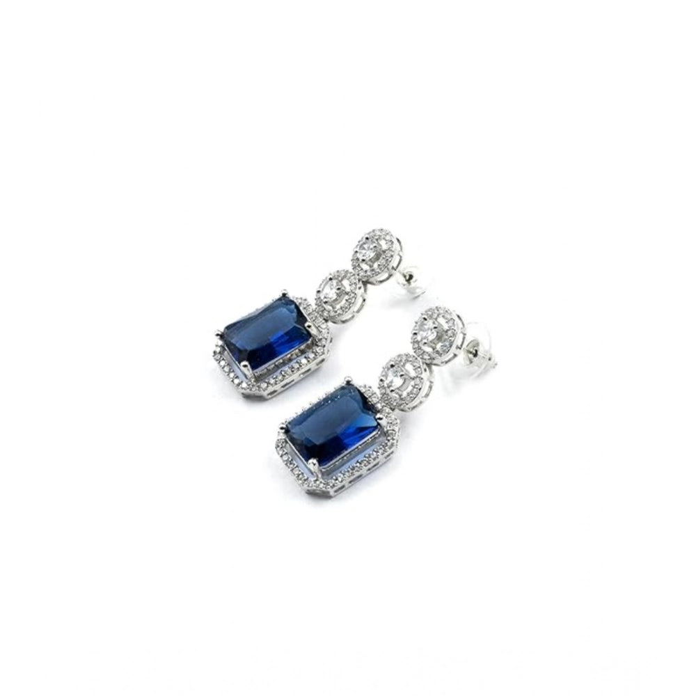 Saphire Blue Drop Earrings