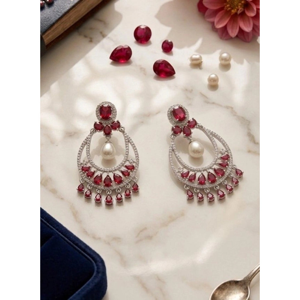 The Classic Red Chandbali