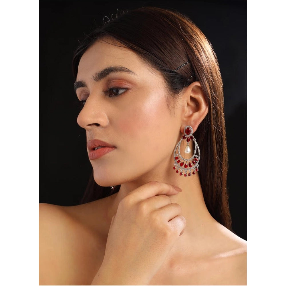 The Classic Red Chandbali