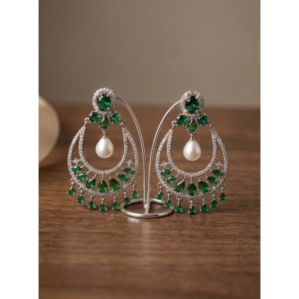 The Classic Green Chandbali